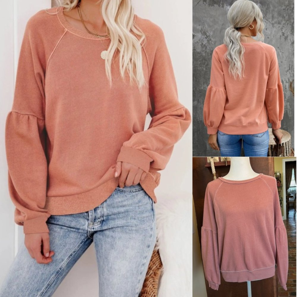 Lovestitch oversized balloon sleeve sweatshirt szS